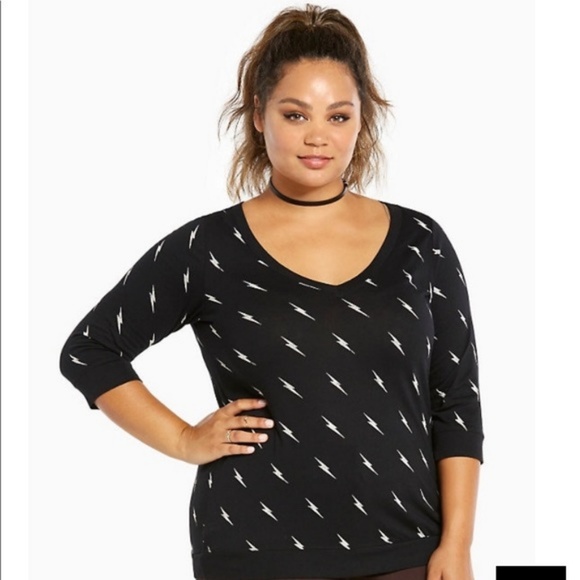 Torrid! Lightning Bolt T-shirt - Picture 1 of 8